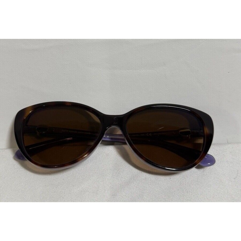 Kate Spade New York Tortoise Sunglasses, Purple Inside, Frames Only